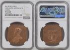 Australien Australia 5 Shilling Shillings INA Retro Issue George V. Kangaroo Känguruh Copper NGC Top Pop -