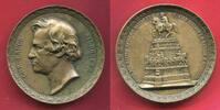 Preußen Königreich Bronzemedaille Guß 1851 Einweihung Denkmal Friedrich der Große in Berlin Chr. Rauch cast ef see picture
