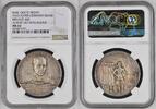 Deutschland Weimarer Republik Germany Goetz Silvermedal Silbermedaille 1923-DATED Albert Leo Schlageter Hinrichtung 26. Mai 1923 Bayer Hauptmünza...