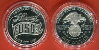 USA 1 Dollar Commemorative Silber USO - Veteranenorganisation -
