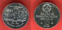 DDR 10 Mark Silbergedenkmünze 100. Todestag Richard Wagner -