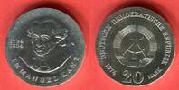 Deutsche Demokratische Republik DDR 20 Mark 1974 Gedenkmünze zum 250. Geburtstag von Immanuel Kant (1724-1804) unc