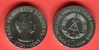 Deutsche Demokratische Republik DDR 10 Mark Silbergedenkmünze 125. Todestag von Karl Friedrich Schinkel -