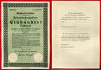100 Reichsmark 1933 Deutschland 1933 - 1945 Ehestandsdarlehen Bedarfsdeckungsschein leicht gebraucht nicht ausgefüllt