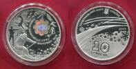 Ukraine 10 Hryven Hrivnias Hriwen Olympische Winterspiele, mit Hologramm Vancouver -