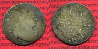 Frankreich 1/2 Ecu 1704 Überprägung Ecu aux 8 L, Ludwig XIV. Überprägung auf 1/2 Ecu aux insignes 1701 -