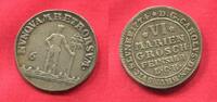 Braunschweig Wolfenbüttel 1/6 Taler VI Mariengroschen Karl I. Wilder Mann Typ -