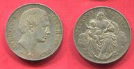 Germany Bayern Bavaria Taler Madonnentaler Silber 0.J. Ludwig II. Low au spots