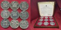 San Marino 9 Silbermedaillen je ca 100 g .986 Silber 50 mm ND 2003 Staat... 2499,00 EUR  Excl. 23,00 EUR Verzending
