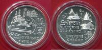 Slowakei Slovensko 10 Euro Silber 2010 Weltkulturerbe Holzkirchen Stempe... 39,00 EUR  Excl. 9,00 EUR Verzending