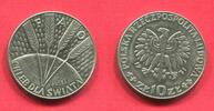 Polen Poland 10 Zloty Proba Pattern Trial Strike 1971 FAO bankfrisch 12,00 EUR  Excl. 4,00 EUR Verzending