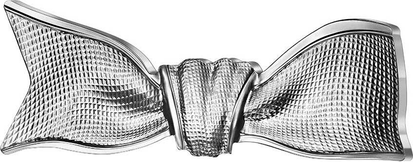 2021 France €10 22.2-gm Silver Dior Bow-Shaped Coin BU