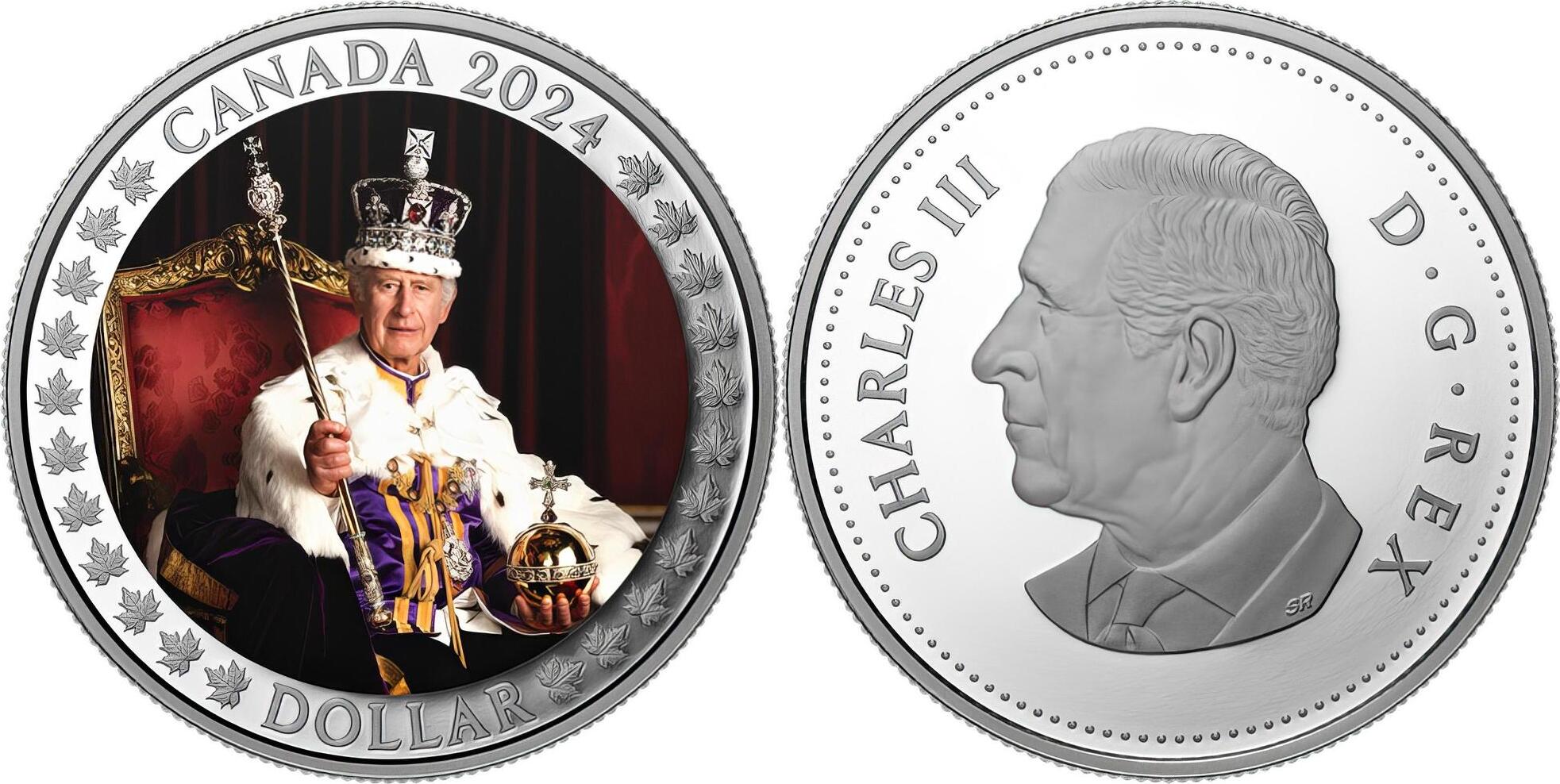 1 Dollar CORONATION KING CHARLES III Anniversary Silver Coin 1 Canada 1-dollar-coronation-king-charles-iii-anniversary-silver-coin-1-canada