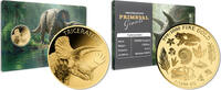 TRICERATOPS Primeval Giants 1/1000 Oz Gold Medal -