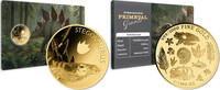 STEGOSAURUS Primeval Giants 1/1000 Oz Gold Medal -