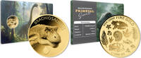 BRACHIOSAURUS Primeval Giants 1/1000 Oz Gold Medal -