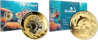 LIONFISH Sea Creatures 1/1000 Oz Gold Medal -
