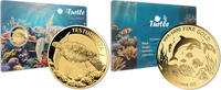TURTLE Sea Creatures 1/1000 Oz Gold Medal -
