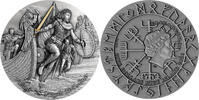 Niue 5 Dollars FREYDIS EIRIKSDOTTIR Vikings 2 Oz Silver Coin 5$ Niue 2021 -