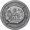 Cook Islands 20 Dollars BACTRIAN CYBELE DISK Antiqued Archeology Symbolism 3 Oz Silver Coin 20$ Cook Islands 2021 -