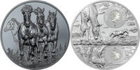 Ghana 50 Cedis STALLION Growing Up 5 Oz Silver Coin 50 Cedis Ghana 2023 -