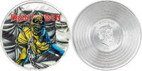Cook Islands 10 Dollars PIECE OF MIND Iron Maiden 2 Oz Silver Coin 10$ Cook Islands 2023 -