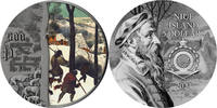 Niue 5 Dollars HUNTERS IN THE SNOW Pieter Bruegel 500th Anniversary 2 Oz Silver Coin 5$ Niue 2023 -