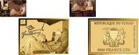Chad 3000 Francs DER ARME POET Carl Spitzweg 1/1000 Oz Gold Coin 3000 Francs Chad -