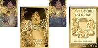 Chad 3000 Francs JUDITH II Gustav Klimt 1/1000 Oz Gold Coin 3000 Francs Chad -