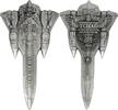 Chad 10000 Francs FIGHTER JET Weapons of War Antiqued 2 Oz Silver Coin 10000 Francs Chad 2024 -