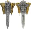 Chad 10000 Francs FIGHTER JET Weapons of War Gilded 2 Oz Silver Coin 10000 Francs Chad 2024 -