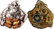 DWARF 2 Oz Silver Coin 2000 Francs CFA Cameroon 2025 Antique Finish
