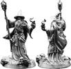 HERO MAGE 5 Oz Silver Statue Antique Finish