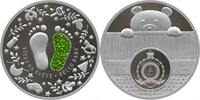 2 Dollars HELLO BABY Crystal Coin 1 Oz Silver Coin 2$ Niue 2025 Proof