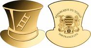 Chad 3000 Francs CHIMNEY SWEEP 1/1000 Oz Gold Coin 3000 Francs Chad 2024 -