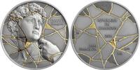 Cameroon 2000 Francs DAVID Kintsugi Art 2 Oz Silver Coin 2000 Francs Cameroon 2025 -