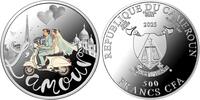 Cameroon 500 Francs WEDDING Love Silver Coin 500 Francs Cameroon 2025 -
