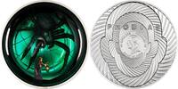 10 Dollars 2024 ARACHNOPHOBIA Phobias Spider 2 Oz Silver Coin 10$ Cook Islands 2025 Proof