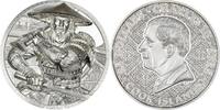 25 Dollars SAMURAI 5 Oz Silver Coin 25$ Cook Islands 2025 Proof