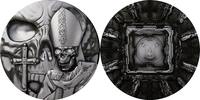 ZOMBIFIED POPE Glow in the Dark 2 Oz Silver Coin 2000 Francs Cameroon 2025 Antique Finish
