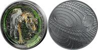 20 Dollars TIGER Other Life 3 Oz Silver Coin 20$ Cook Islands 2025 Black Proof