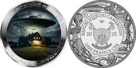 FARM AND UFO We are not Alone 2 Oz Silver Coin 2000 Francs Cameroon 2025 Proof