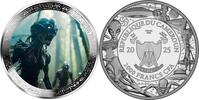 ALIENS IN FOREST We are not Alone 2 Oz Silver Coin 2000 Francs Cameroon 2025 Proof