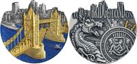 Republic of Congo 5000 Francs TOWER BRIDGE World Famous Bridges Shaped 5 Oz Silver Coin 5000 Francs Congo 2024 -
