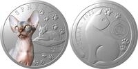 1 Dollar SPHYNX Cat Breeds 1 Oz Silver Coin 1$ Niue 2025 Proof