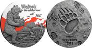 Liberia 2 Dollars WOJTEK Soldier Bear 1 Oz Silver Coin 2$ Liberia 2025 -