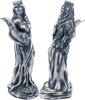 LADY FORTUNA 5 Oz Silver Statue Antique Finish