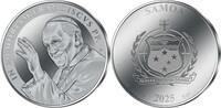 Samoa 10 Dollars POPE FRANCIS 5 Oz Silver Coin 10$ Samoa 2025 -