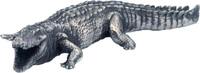 CROCODILE 3 Oz Silver Statue -