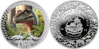 Liberia 10 Dollars VELOCIRAPTOR Jurassic Life 1 Oz Silver Coin 10$ Liberia 2025 -